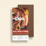 Gnaw Sticky Toffee Milk Chocolate Bar, 80g Gnaw Sticky Toffee Milk Chocolate Bar, 80g