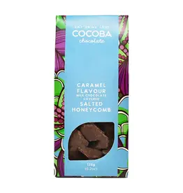 Cocoba Salted Caramel Milk Chocolate Covered Honeycomb, 175g