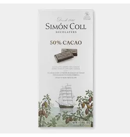 Simon Coll Tablet - 50% Cacao Chocolate Bar, 200g