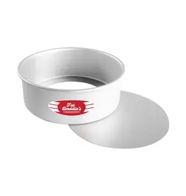 Fat Daddios Round Removable Bottom Pan, 8x3in