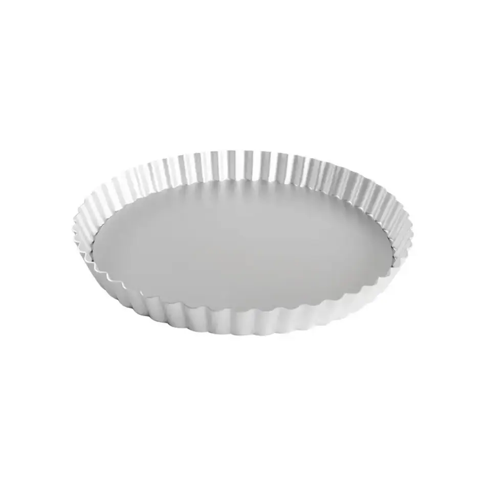 Fat Daddios Tart Pan Fluted Removable Bottom, 9.5x1in
