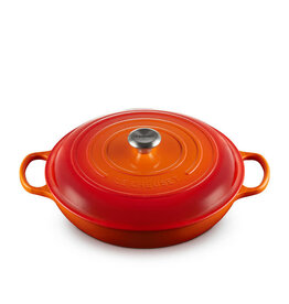 Le Creuset Le Creuset 3.5L/30cm Braiser Flame Le Creuset Le Creuset 3.5L/30cm Braiser Flame