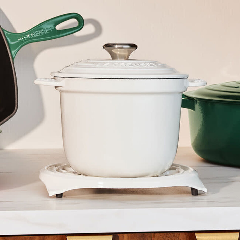 Le Creuset Le Creuset Deluxe Round Trivet, Meringue