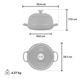 Le Creuset Le Creuset 24 cm Bread Oven Blueberry Le Creuset Le Creuset 24 cm Bread Oven Blueberry