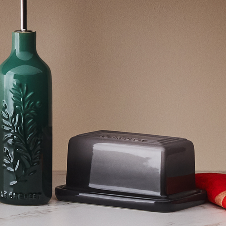 Le Creuset Butter Dish, Cerise
