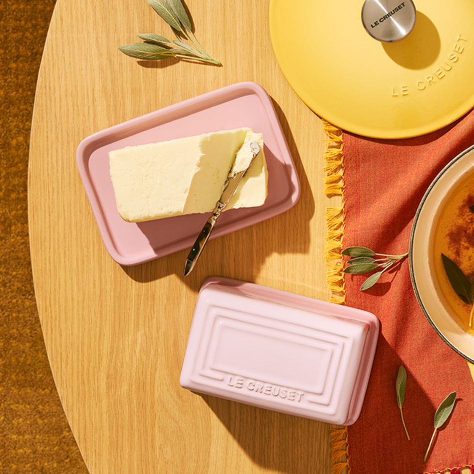 Le Creuset Butter Dish, Cerise
