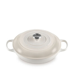Le Creuset Le Creuset 3.5L/30cm Braiser Meringue Le Creuset Le Creuset 3.5L/30cm Braiser Meringue