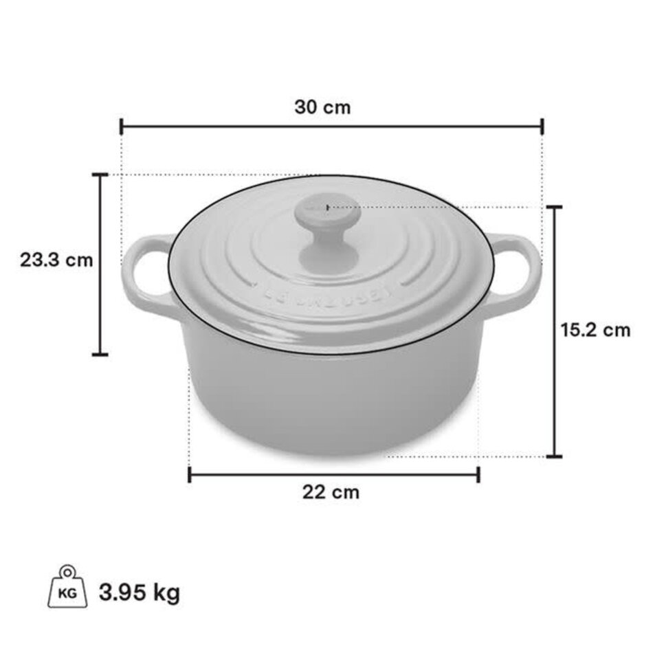 Le Creuset Le Creuset 3.3L/22cm Round French Oven Cerise