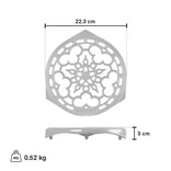 Le Creuset Le Creuset Deluxe Round Trivet, Meringue