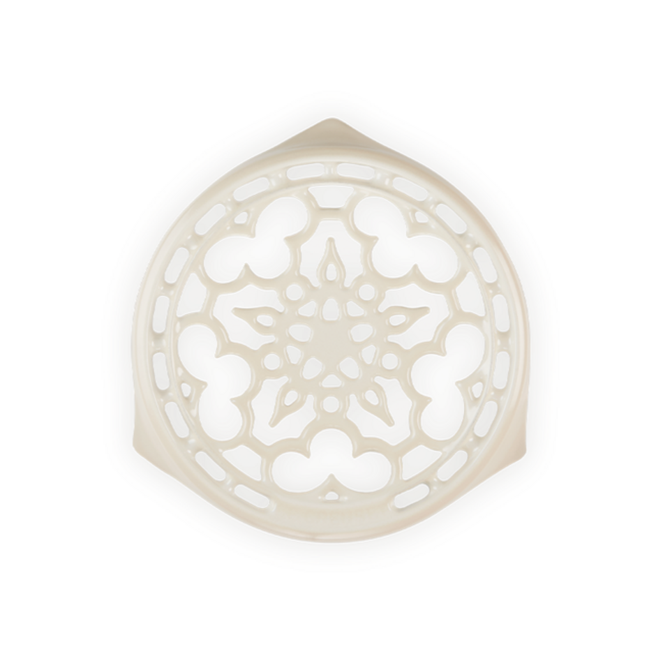 Le Creuset Le Creuset Deluxe Round Trivet, Meringue