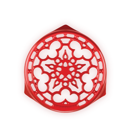 Le Creuset Le Creuset Deluxe Round Trivet, Cerise