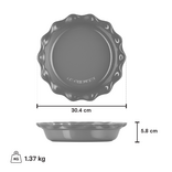 Le Creuset Pie Dish, 23cm, Cerise