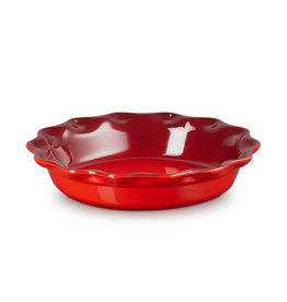 Le Creuset Pie Dish, 23cm, Cerise