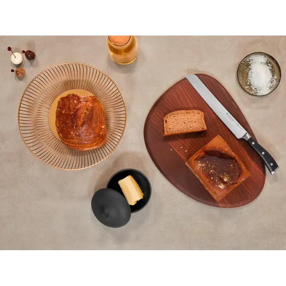 Wusthof Wusthof Classic IKON Creme Double Serrated Bread Knife, 9”