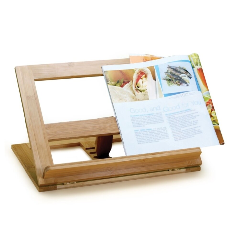 Danesco Bamboo Recipe Book Holder