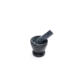 Fox Run Black Marble Mortar & Pestle, 3"