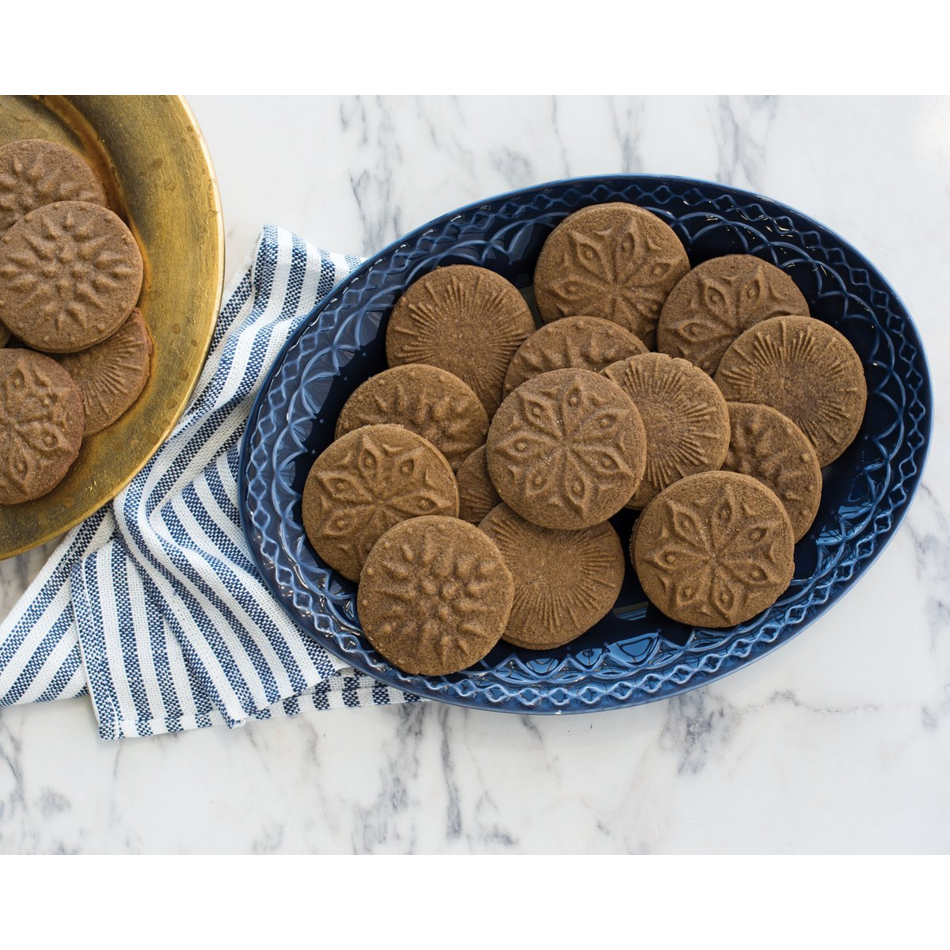 Danesco Nordicware Starry Night Cast Iron Cookie Stamps, set of 3