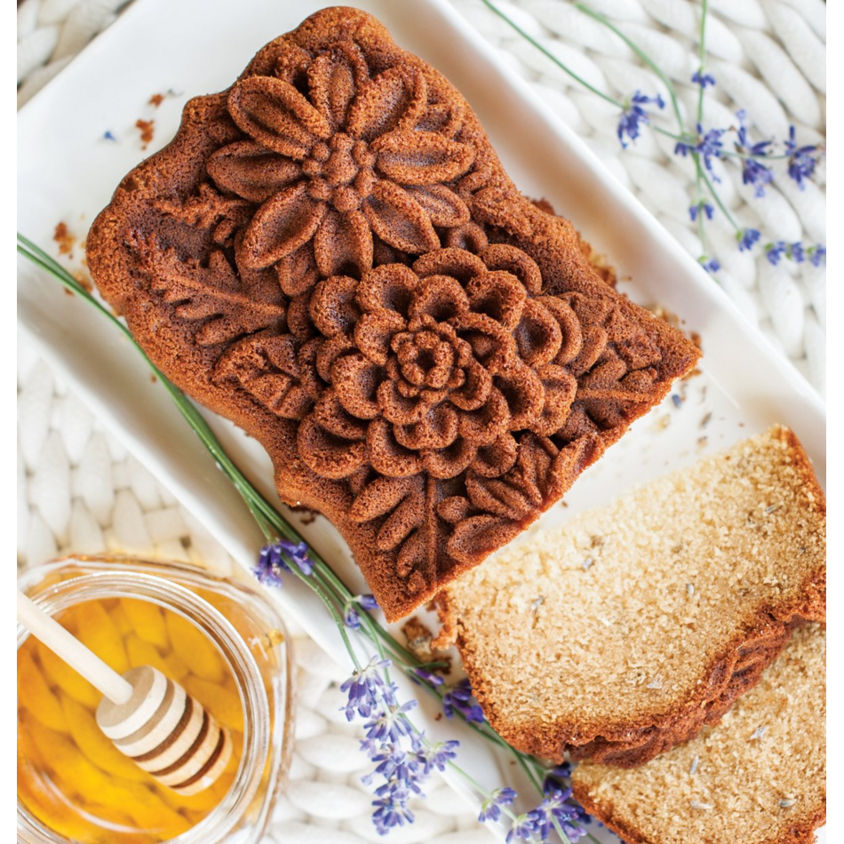Danesco Nordicware Wildflower Loaf Pan