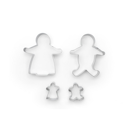 Fox Run Gingerbread Family 4pc set