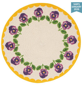 Danica Pansy Braided Placemat