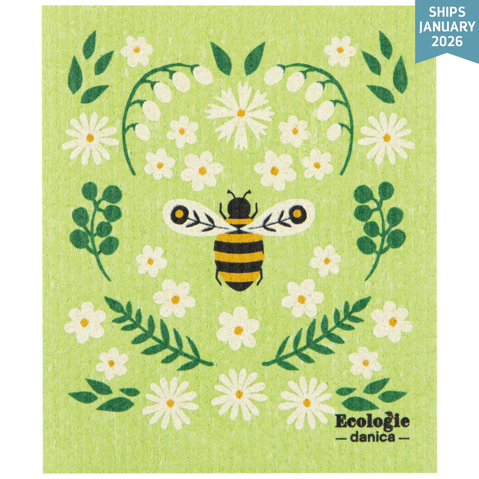 Danica Bee Garden Swedish Dishcloth
