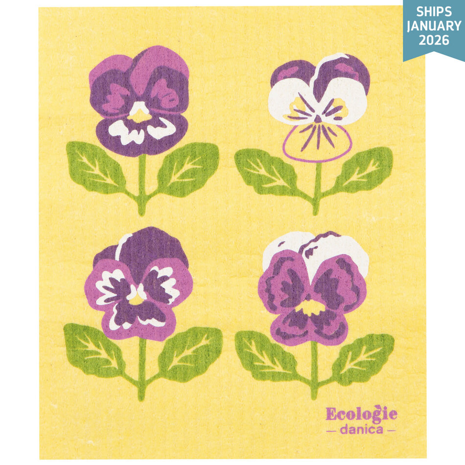 Danica Pansy Swedish Dishcloth