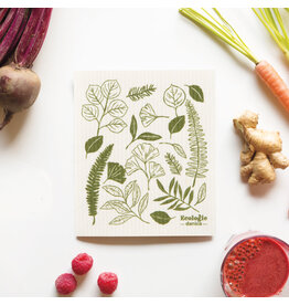 Danica Fern & Frond Swedish Dishcloth