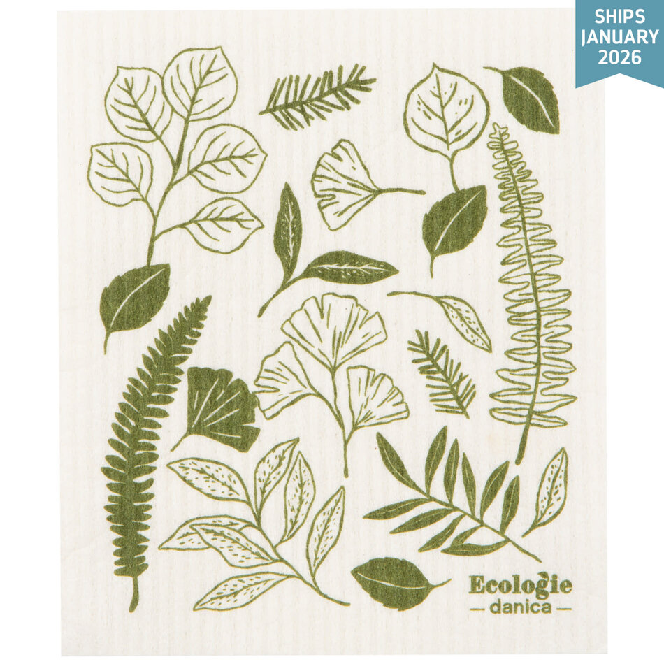 Danica Fern & Frond Swedish Dishcloth