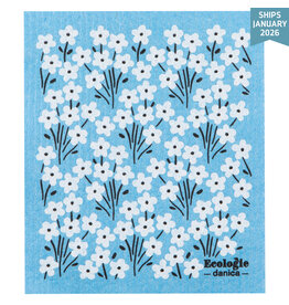 Danica Bouquet Blue Swedish Dishcloth