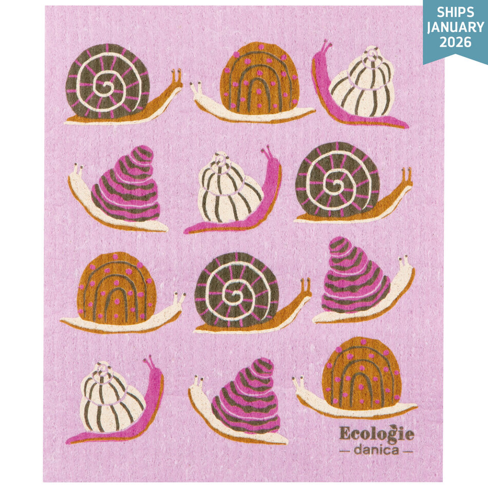 Danica Snails Swedish Dishcloth