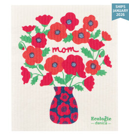 Danica Poppy Bouquet Swedish Dishcloth