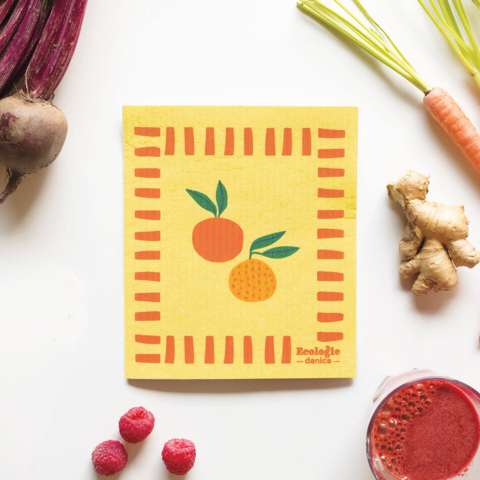 Danica Citrus Burst Swedish Dishcloth