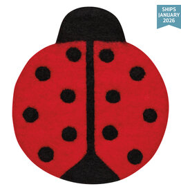 Danica Ladybugs Felt Wool Trivet