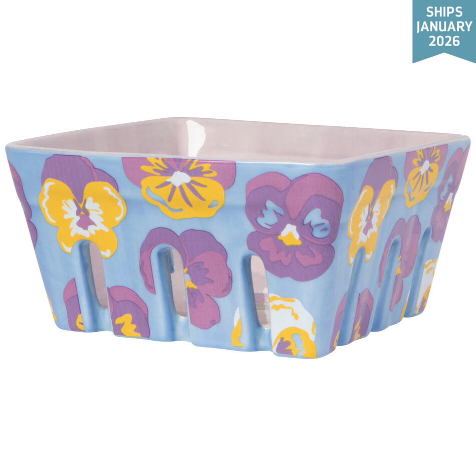 Danica Pansy Berry Basket Large