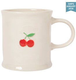 Danica Cherry Embossed Mug