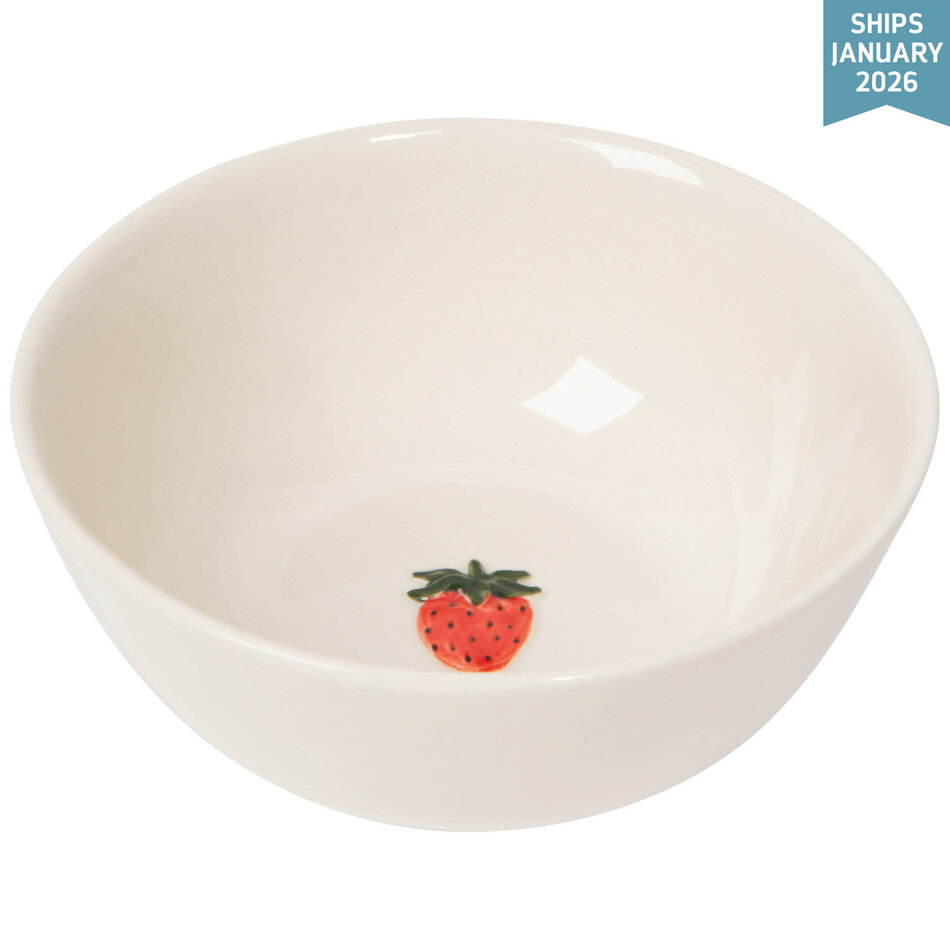 Danica Strawberry Embossed Bowl 4.75 inch