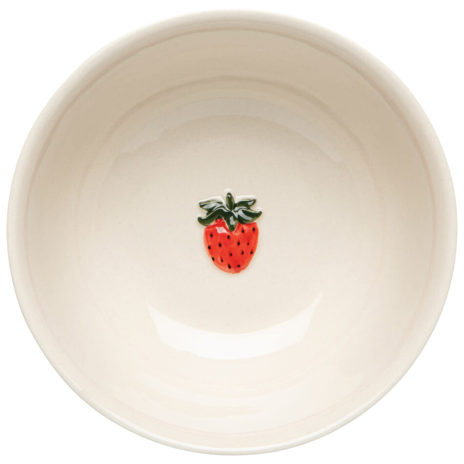 Danica Strawberry Embossed Bowl 4.75 inch