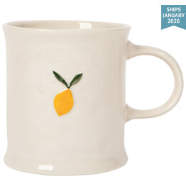 Danica Lemon Embossed Mug