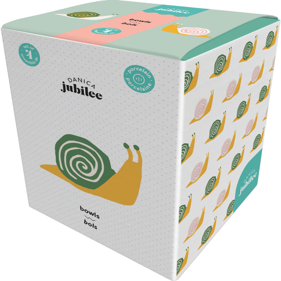 Danica Snails Bowls Set of 4 Assorted