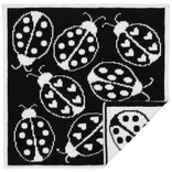 Danica Ladybugs Knit Dishcloth Set of 3