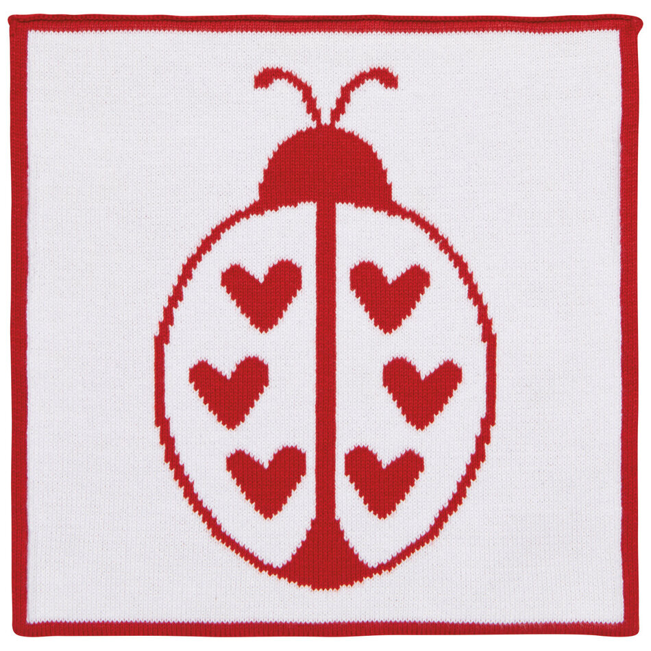 Danica Ladybugs Knit Dishcloth Set of 3
