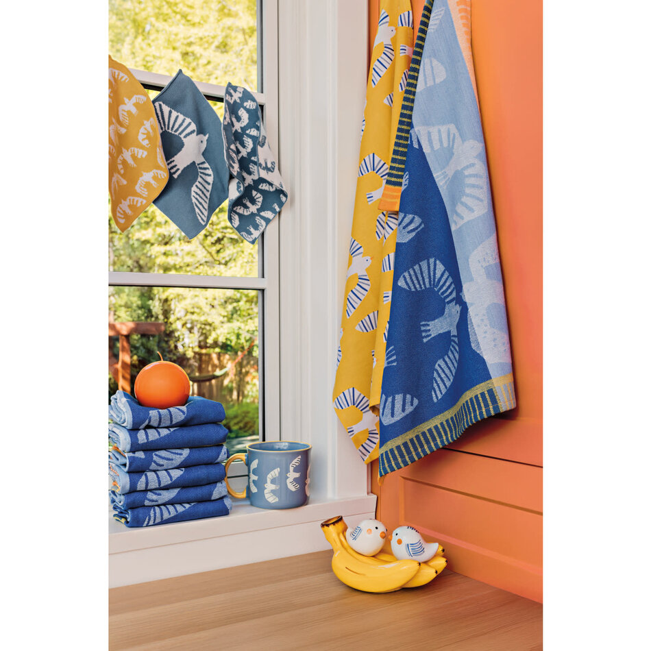 Danica Birdie Jacquard Dishtowel