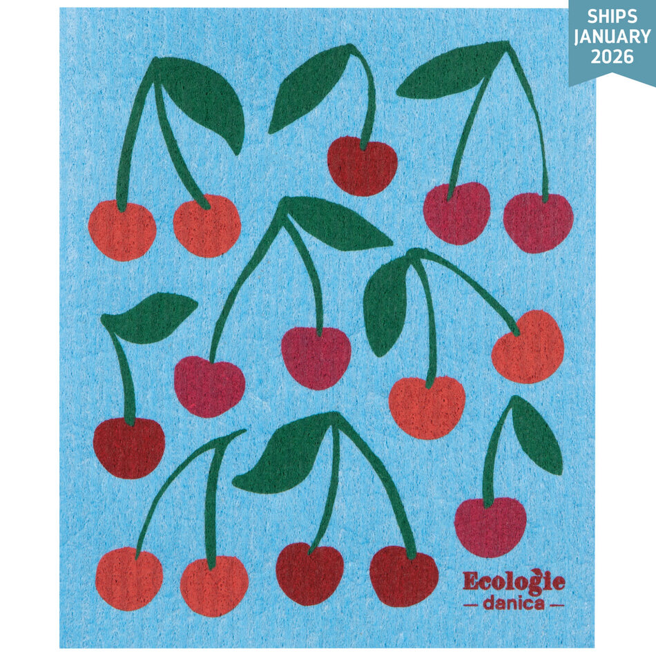 Danica Wild Cherries Swedish Dishcloth