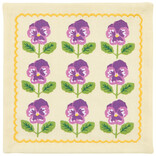 Danica Pansy Printed Cocktail Napkins Set of 4 Assorted