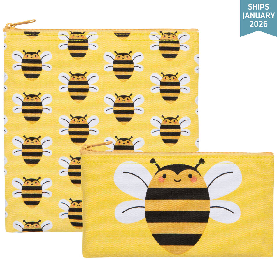 Danica Bumblebee Snack Bags Set of 2