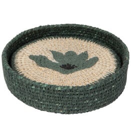 Danica Aria Seagrass Coasters Set of 4