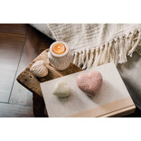 Danica Pink Marble Heart Large