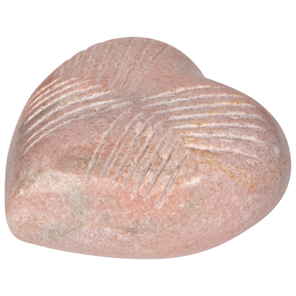 Danica Pink Marble Heart Large