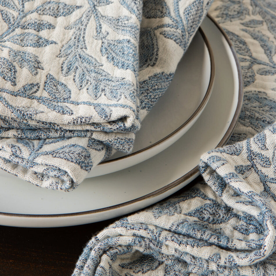 Danica Larkspur Topiary Napkins Set of 4