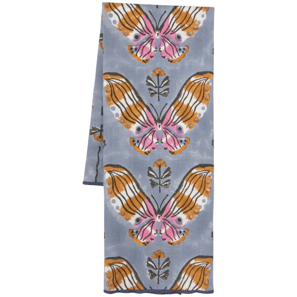 Danica Aurora Block Print Dishtowel